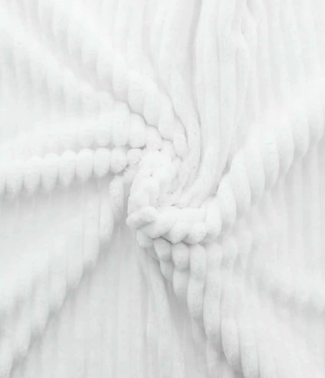 minky cotelé blanc minky cotelé blanc