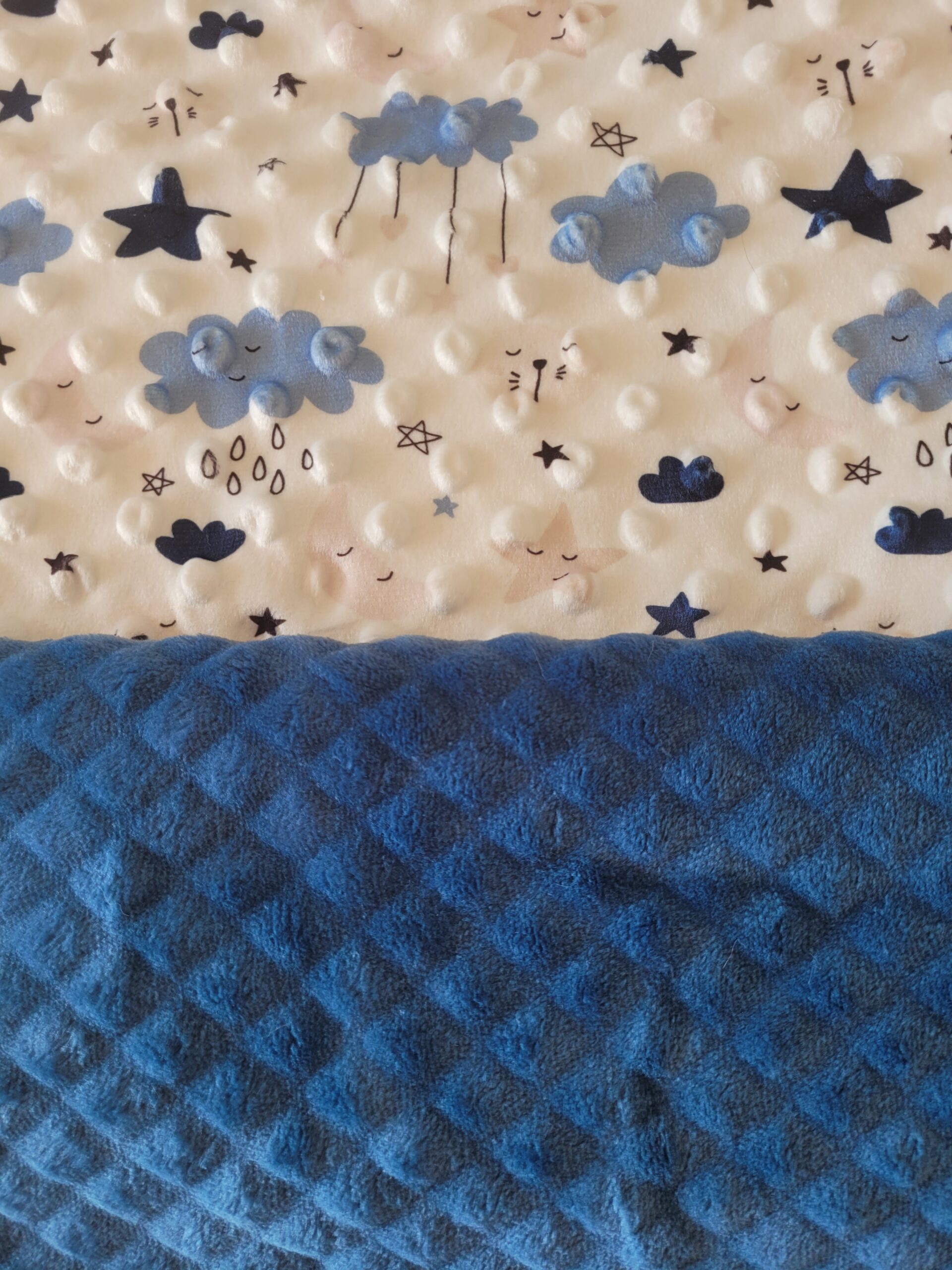 minky quadridrillé, minky nuage minky quadridrillé, minky nuage