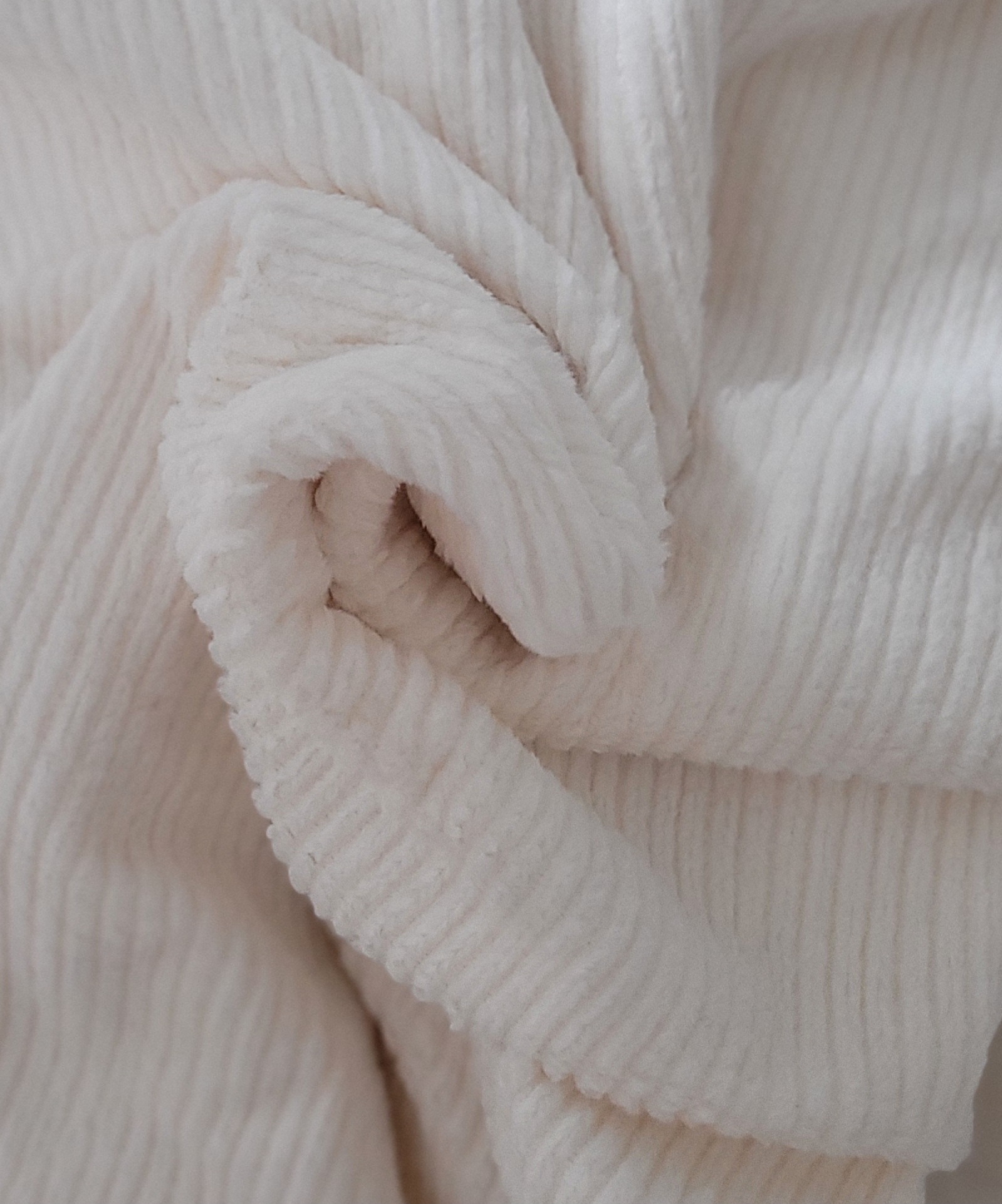 fourrure cotelé écru fourrure cotelé écru