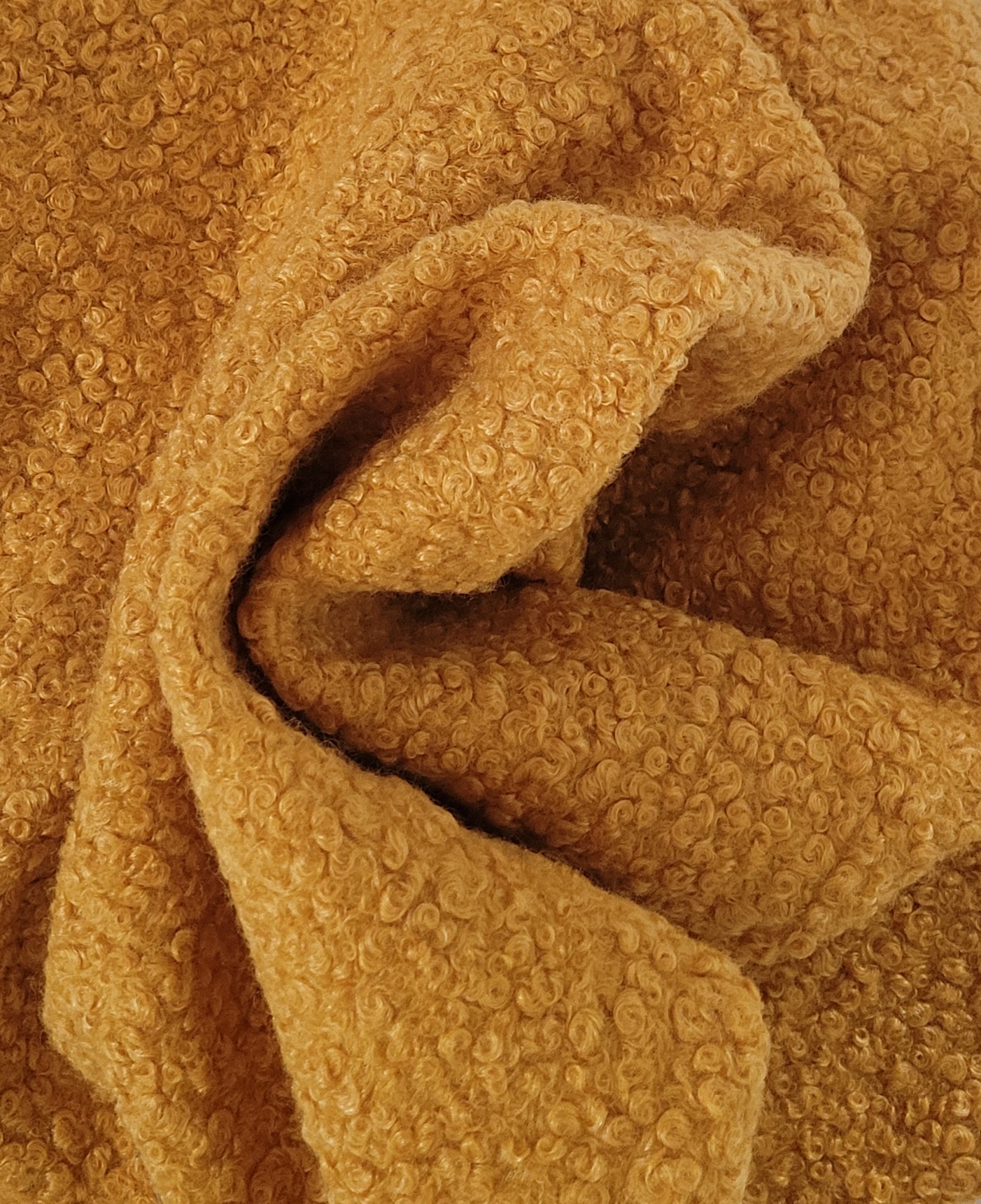 Tweed bouclette Safran Tweed bouclette Safran