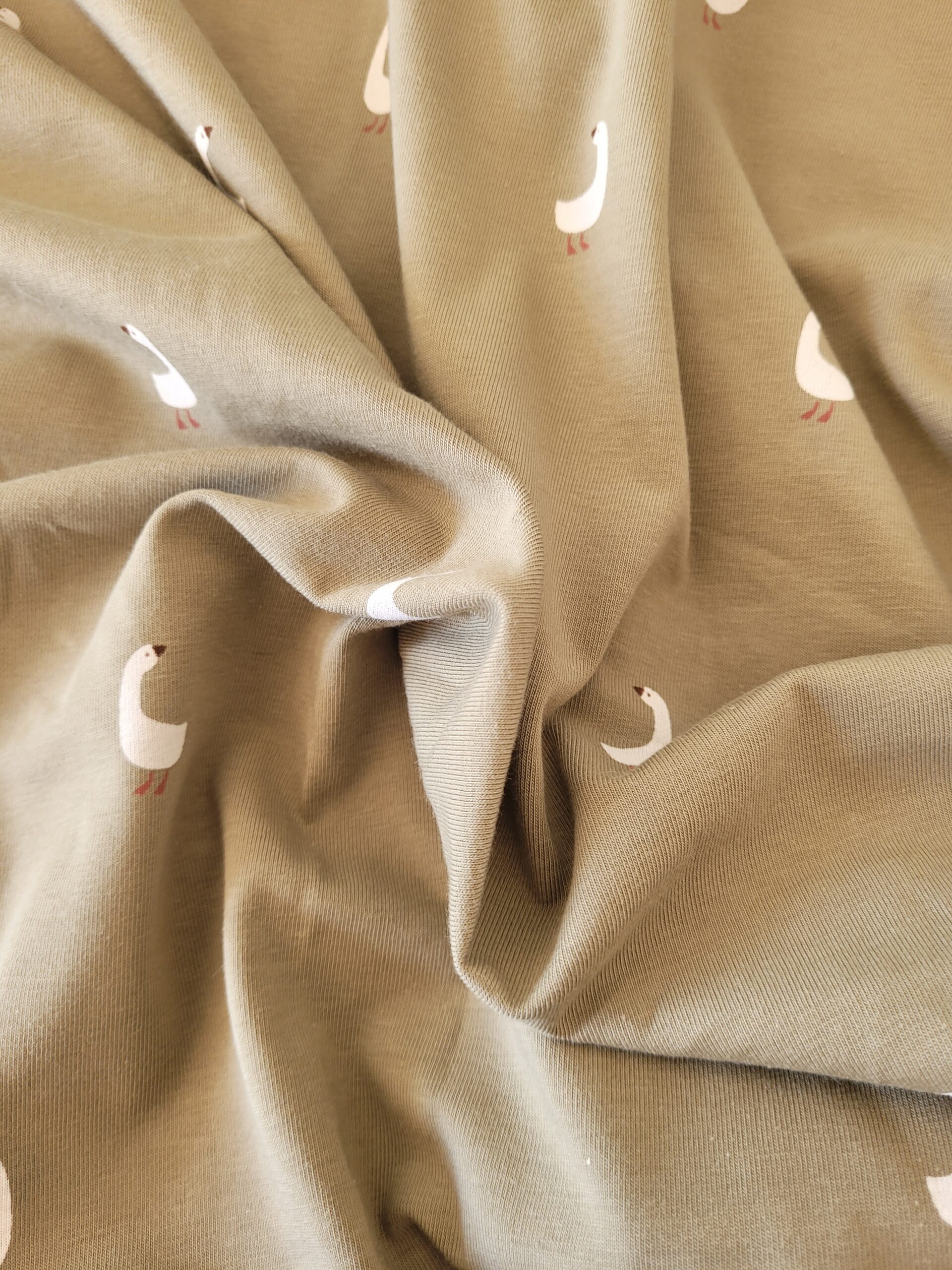 jersey coton kaki oie jersey coton kaki oie